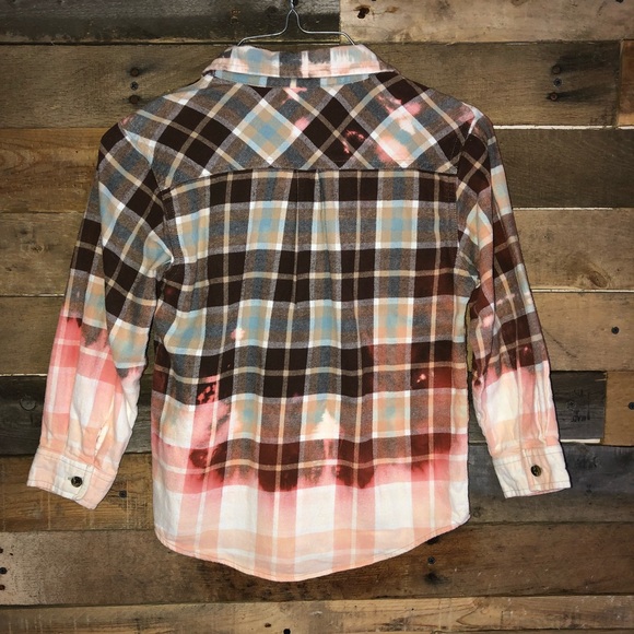 Little kids dip dyed flannel - Picture 4 of 5